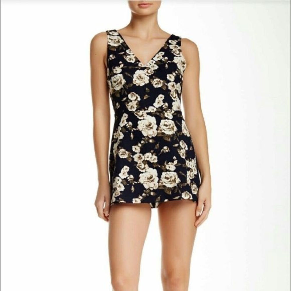 Floral print romper/dress